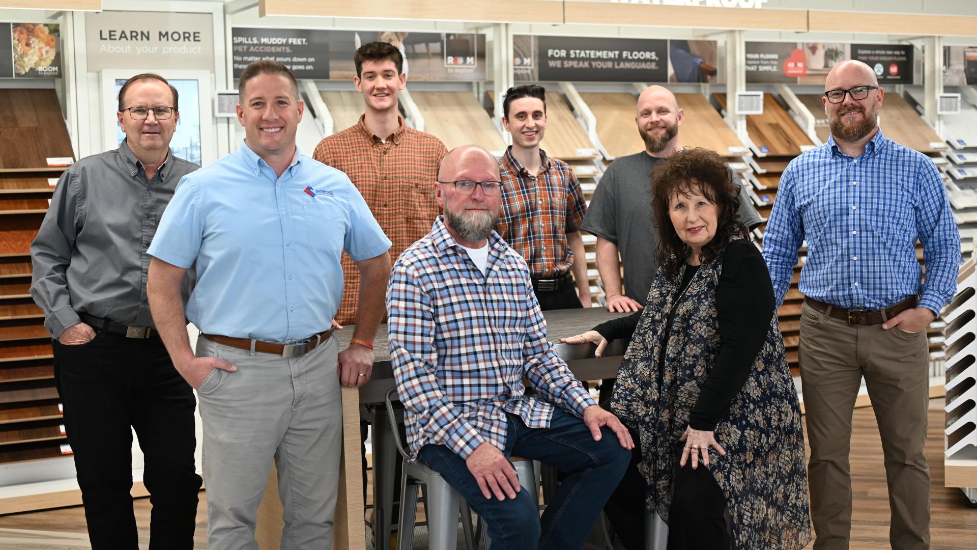 our flooring expert team at Showcase Interiors Flooring America